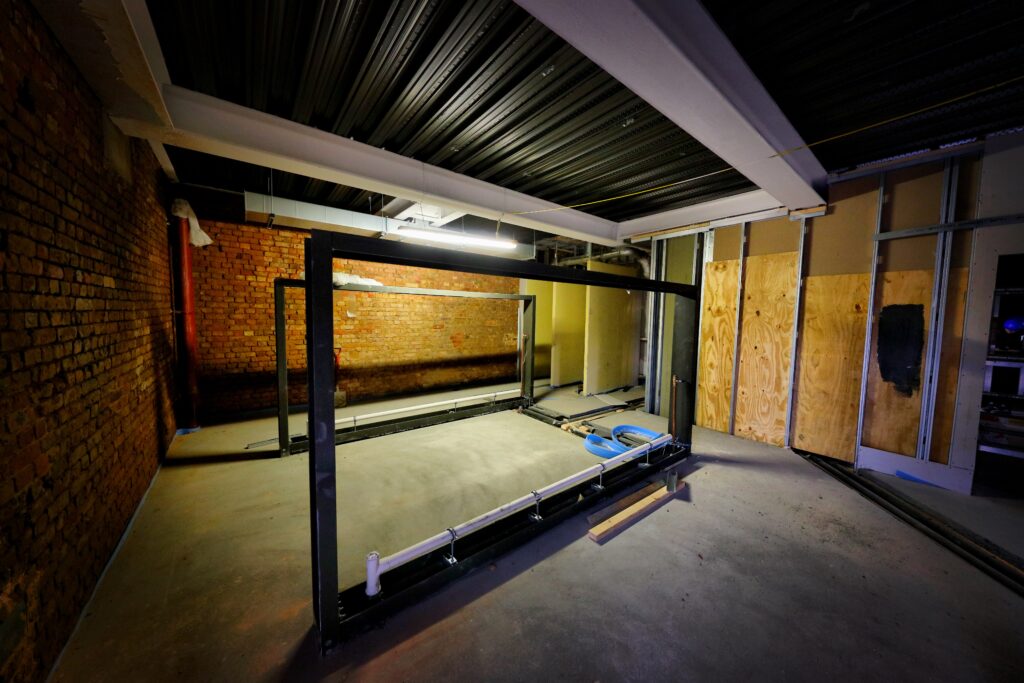 empty corridor building